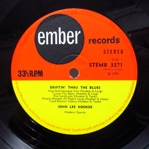 JOHN LEE HOOKER (ジョン・リー・フッカー) - Driftin' Thru The Blues (UK Orig.Stereo LP/CS)