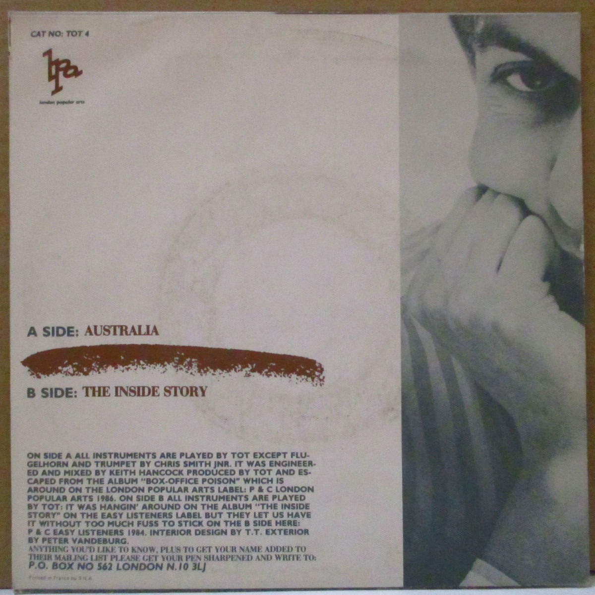 TOT TAYLOR (トット・テイラー) - Australia (UK Orig.7")