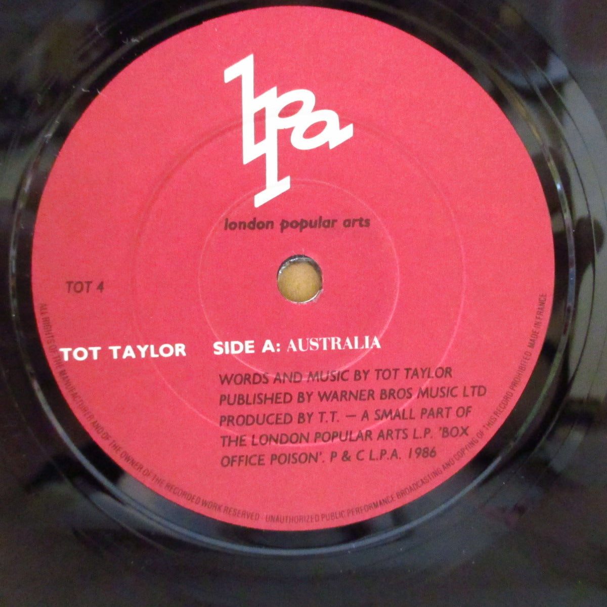 TOT TAYLOR (トット・テイラー) - Australia (UK Orig.7")