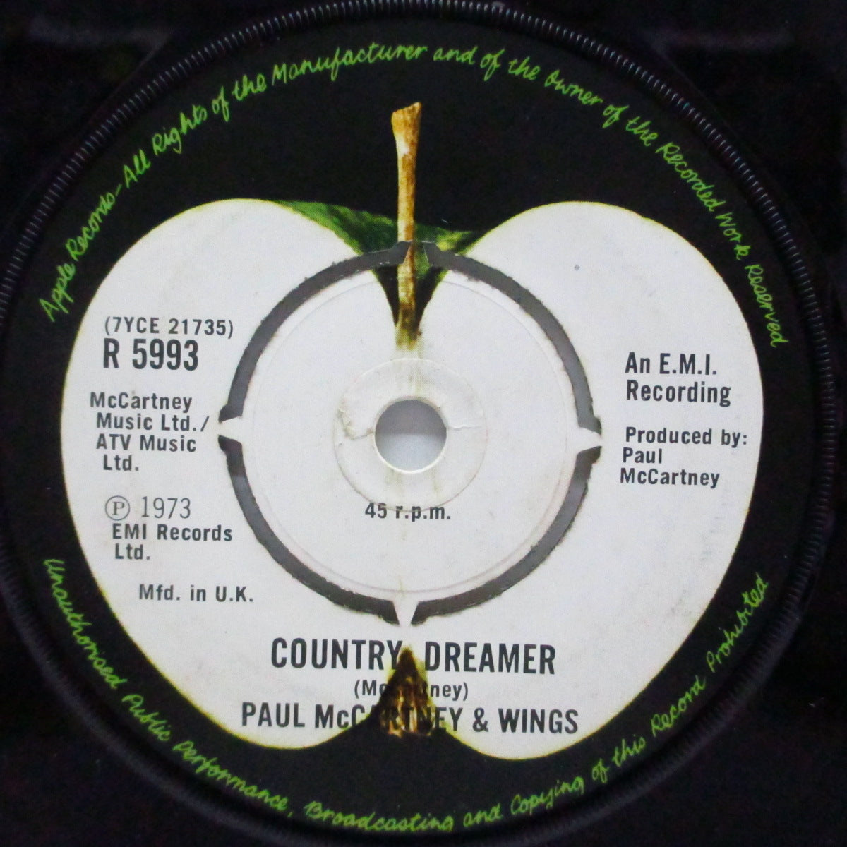 PAUL McCARTNEY & WINGS (ポール・マッカートニー & ウイングス) - Helen Wheels (UK オリジナル 7"/カンパニスリーブ無し)