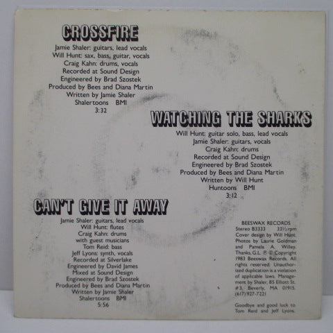 ANGRY YOUNG BEES - Crossfire (US Orig.7")