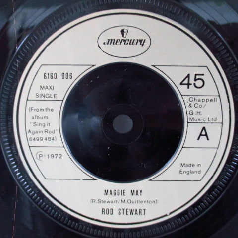 ROD STEWART - Maggie May +2 (UK Orig.7"+PS/Flat Center)
