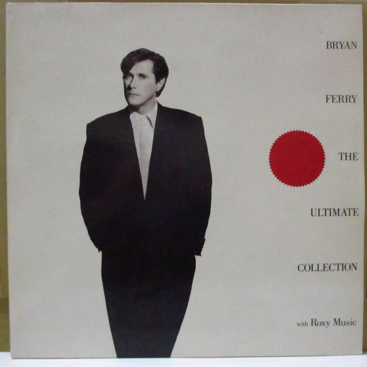 BRYAN FERRY (ブライアン・フェリー) - The Ultimate Collection With Roxy Music (UK オリジナル LP+インナー/レギュラー・シングル光沢ジャケ)