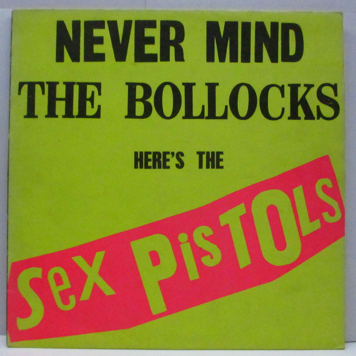 SEX PISTOLS (セックス・ピストルズ) - Never Mind The Bollocks (UK '77「サードプレス」LP/Vicious Credit On "EMI")