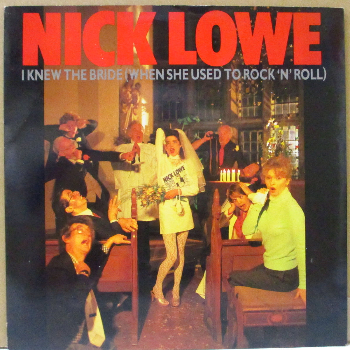 NICK LOWE (ニック・ロウ) - I Knew The Bride (UK オリジナル 7/プロモ光沢固紙ジャケ)