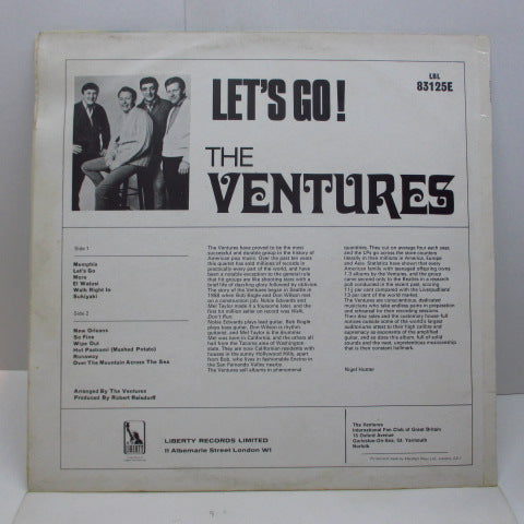 VENTURES (ベンチャーズ) - Let's Go!(UK '68 Reissue Mono LP/CS)