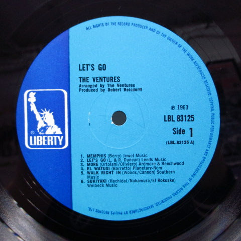 VENTURES (ベンチャーズ) - Let's Go!(UK '68 Reissue Mono LP/CS)