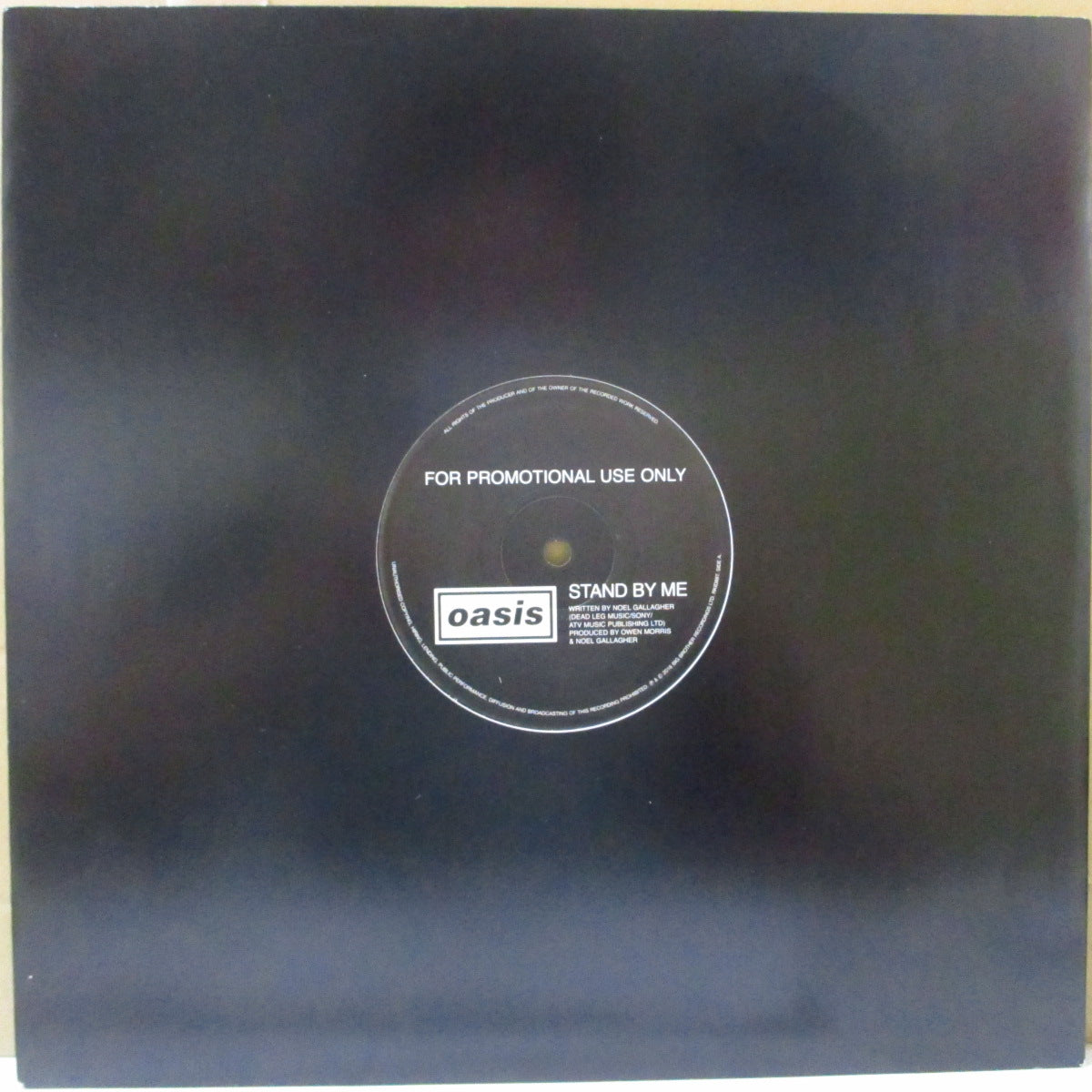 OASIS (オアシス) - Stand By Me (UK プロモ 12"/プレーン・ダイカットスリーブ)