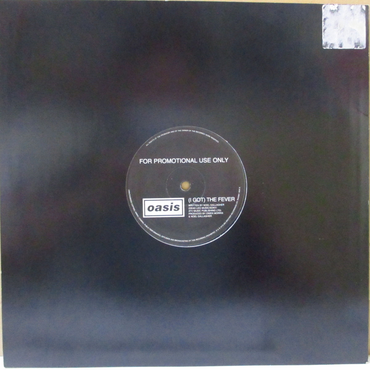 OASIS (オアシス) - Stand By Me (UK プロモ 12"/プレーン・ダイカットスリーブ)