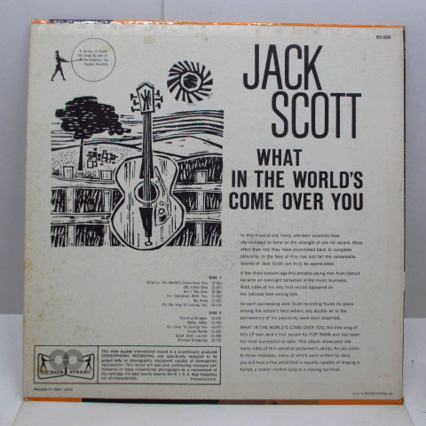JACK SCOTT (ジャック・スコット) - What In The World's Come Over You (US Orig.Stereo LP/CS)