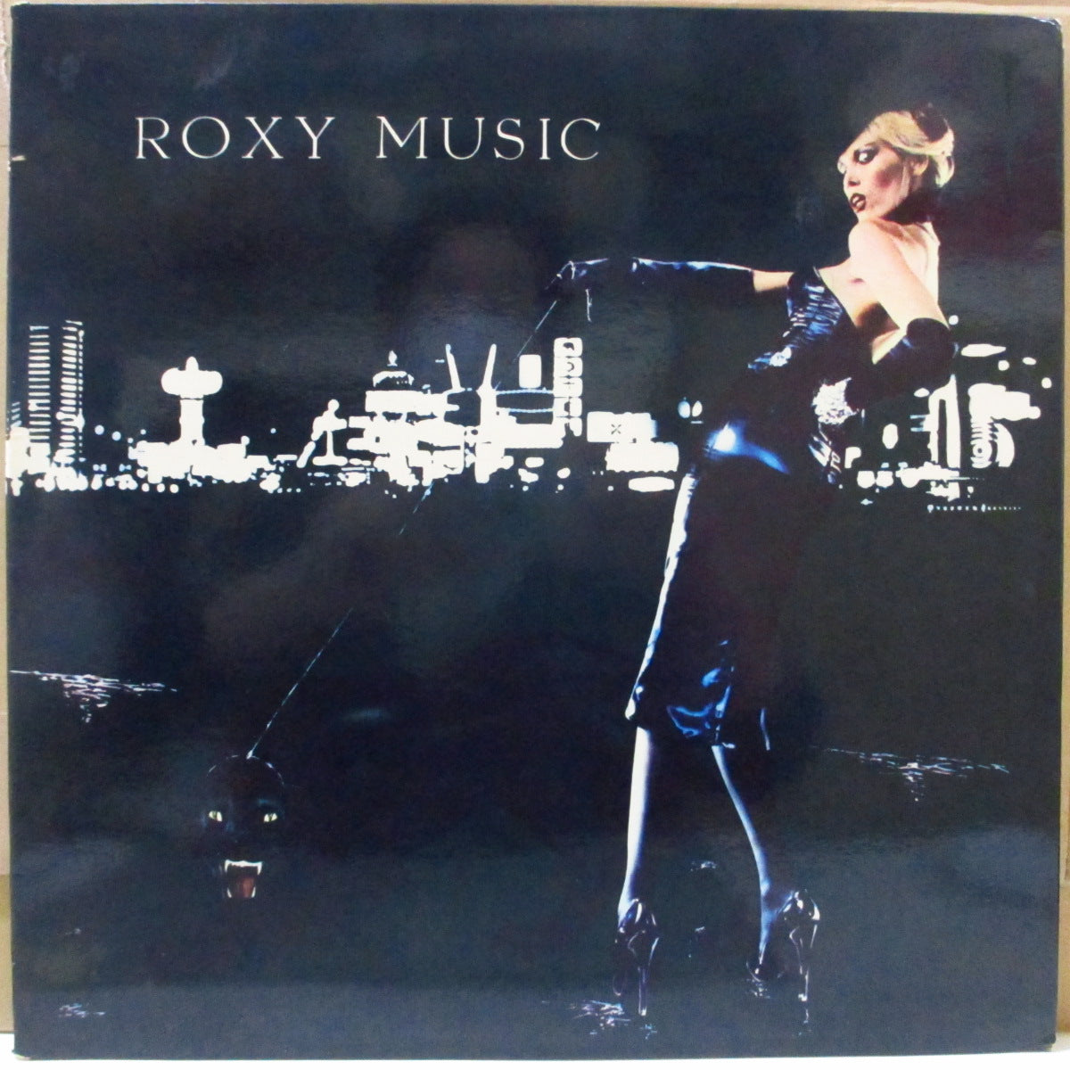 ROXY MUSIC (ロキシー・ミュージック) - For Your Pleasure (UK '75 再発「ブルーリム・パームツリーラベ 」LP/両面コーティング見開きジャケ)