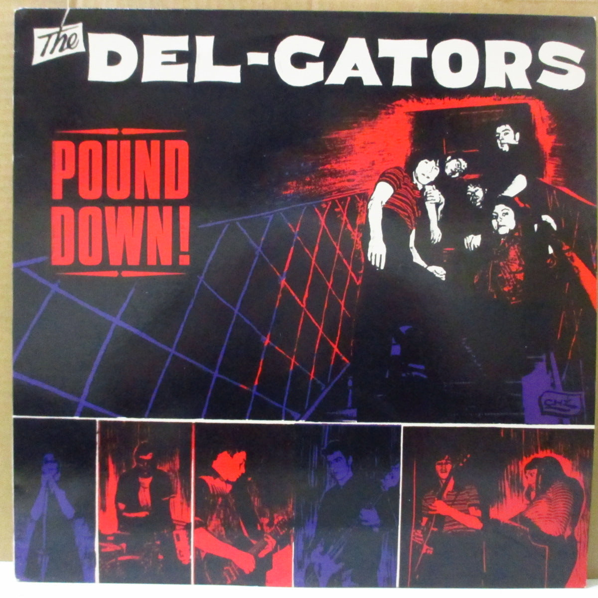 DEL-GATORS, THE (デル-ゲイターズ) - Pound Down! (Swiss オリジナル LP+インサート/廃盤 New)