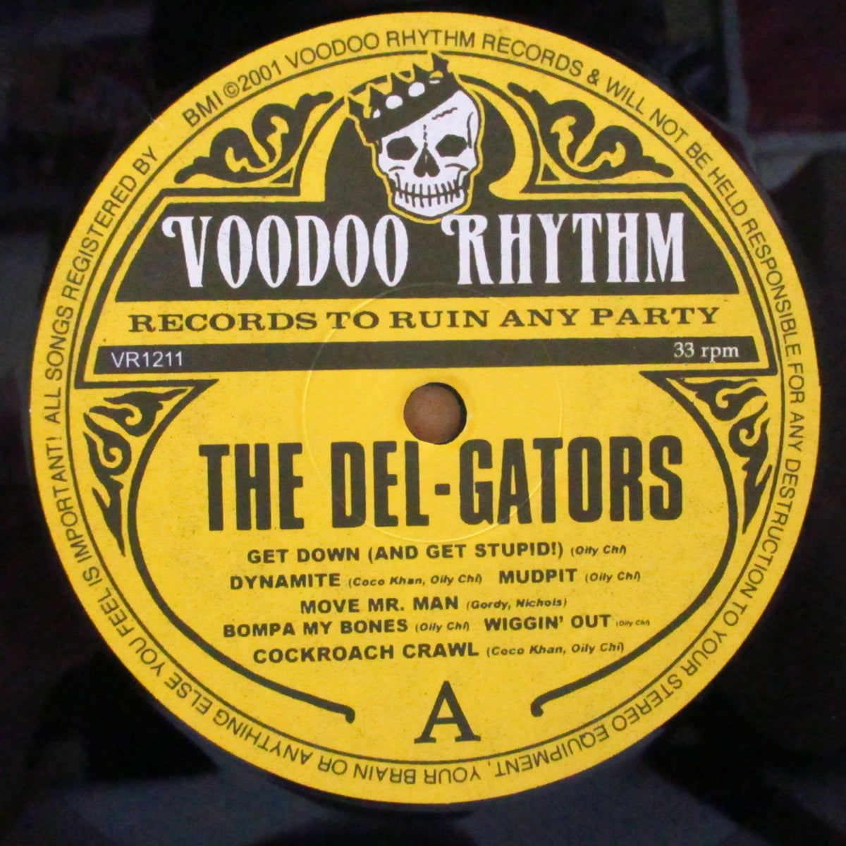 DEL-GATORS, THE (デル-ゲイターズ) - Pound Down! (Swiss オリジナル LP+インサート/廃盤 New)