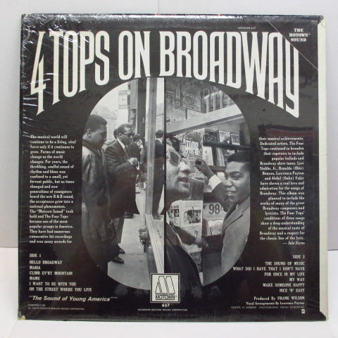 FOUR TOPS (フォー・トップス) - On Broadway (US Orig.Mono LP/Seald)