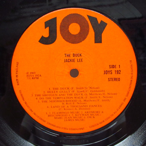 JACKIE LEE (ジャッキー・リー) - The Duck (UK '71 Re Stereo LP/CS)