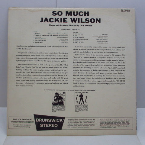 JACKIE WILSON (ジャッキー・ウィルソン) - So Much (US Orig.Stereo LP)