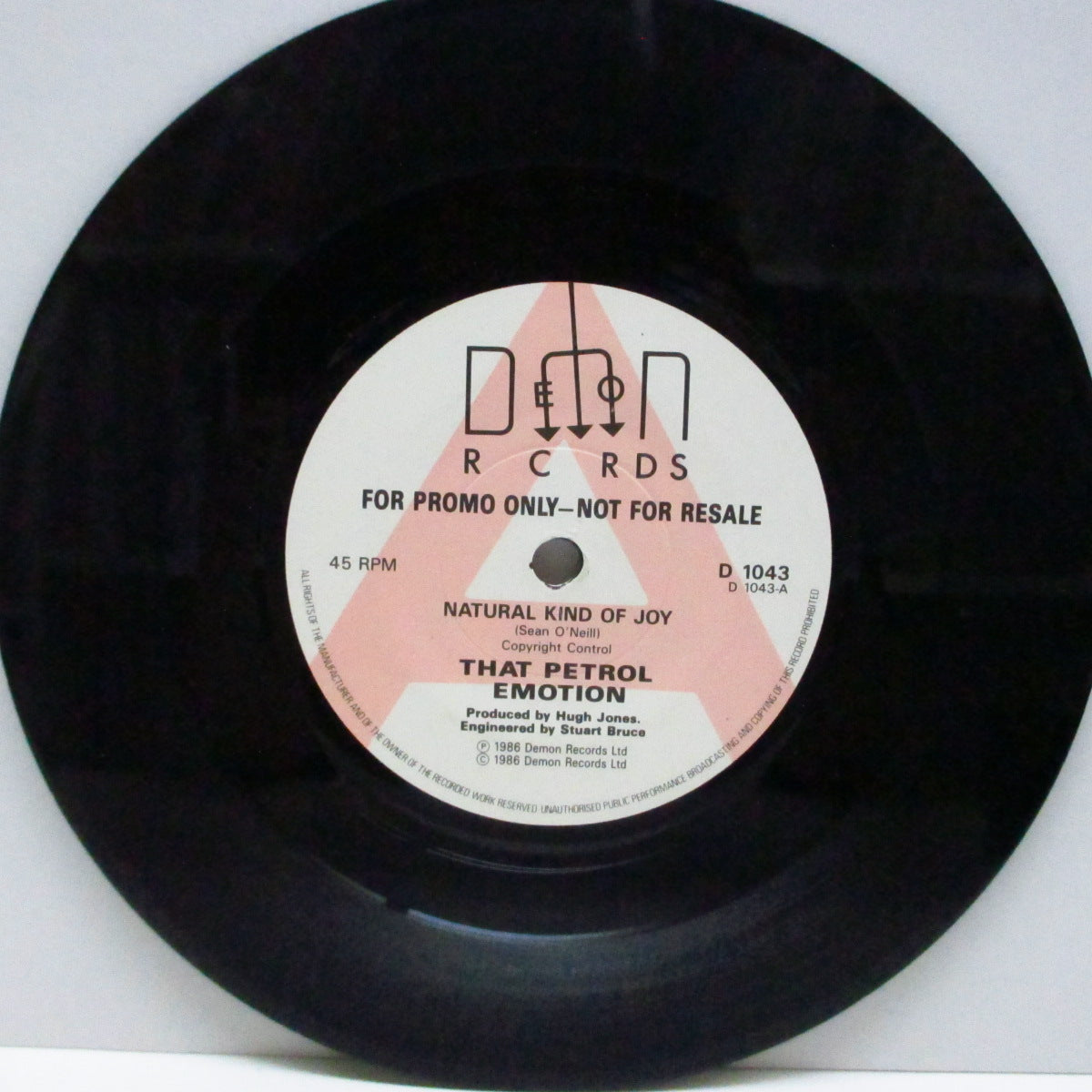 THAT PETROL EMOTION (ザット・ペトロール・エモーション) - Natural Kind Of Joy (UK Promo 7")