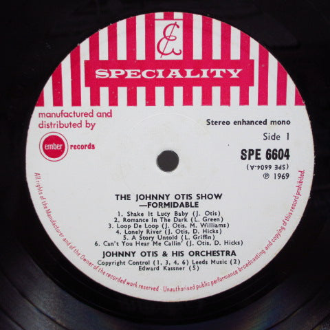 JOHNNY OTIS SHOW (ジョニー・オーティス・ショー) - Formidable (UK Reissue LP/Re CS)