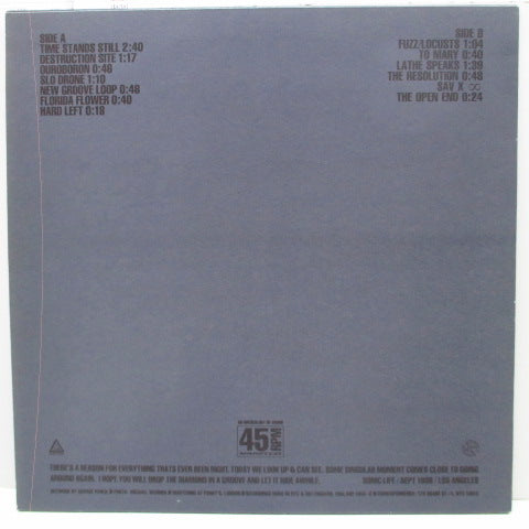 LEE RANALDO (リー・ラナルド) - From Here To Infinity (UK 限定クリアヴァイナル LP)