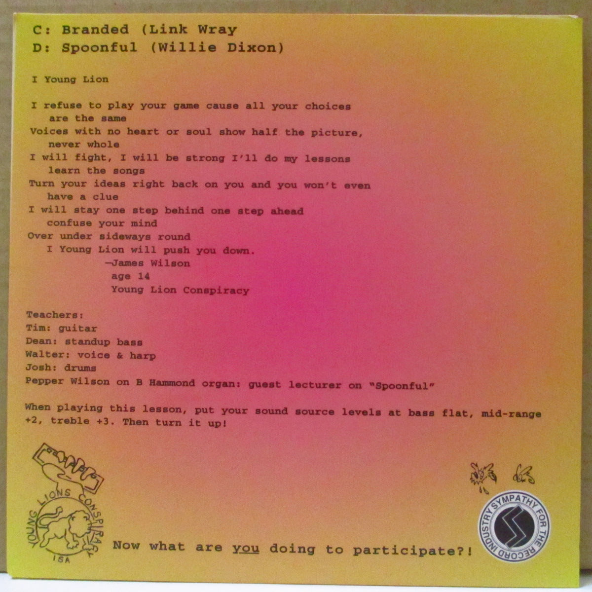 JACK O'FIRE (ジャック・オー・ファイアー) - Soul Music 101 Chaper 2 (US Orig.7")