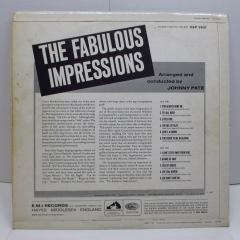 IMPRESSIONS (インプレッションズ) - The Fabulous Impressions (UK Orig.Mono/CFS)