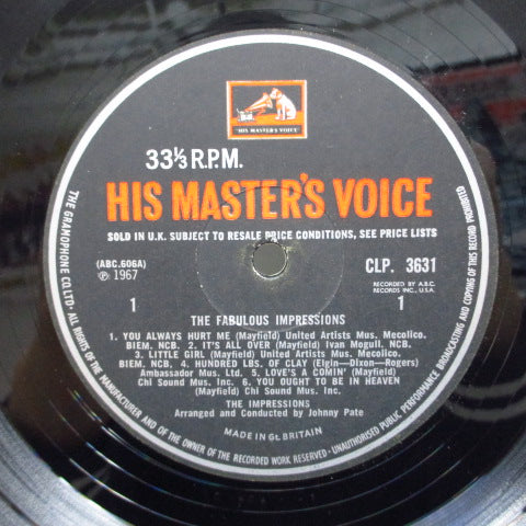 IMPRESSIONS (インプレッションズ) - The Fabulous Impressions (UK Orig.Mono/CFS)