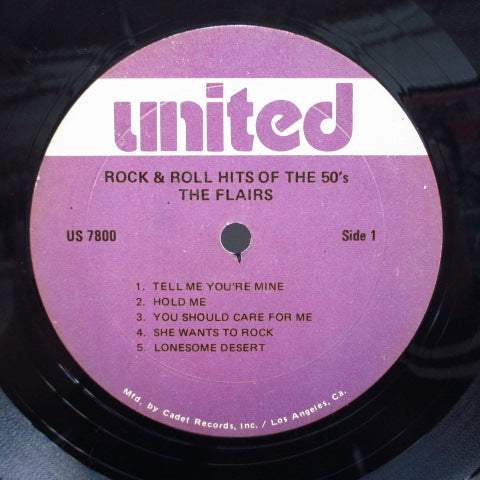 FLAIRS-Rock'n ' n' Roll Hits Of The 50's (70's Re Stereo LP)