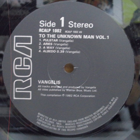 VANGELIS-To The Unknown Man Vol.I & II (UK Orig.2xLP)