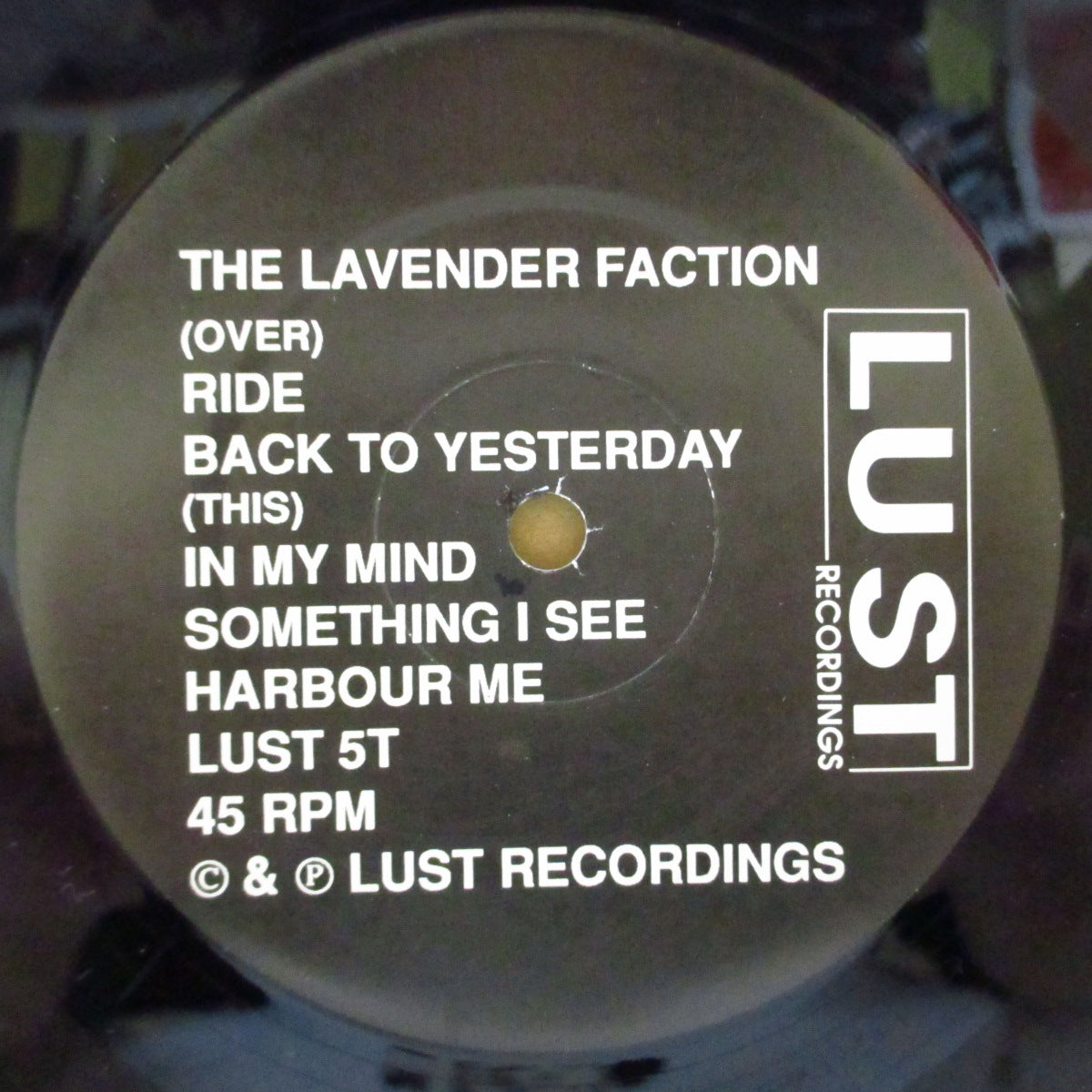 LAVENDER FACTION, THE (ラヴェンダー・ファクション) - Ride +4 (UK オリジナル 12"+インサート)