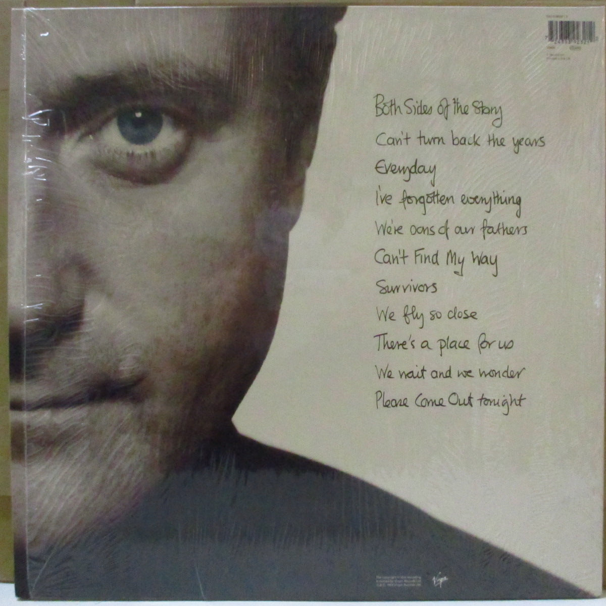 PHIL COLLINS (フィル・コリンズ) - Both Sides (UK オリジナル 2xLP/レアステッカー付き光沢見開きジャケ)