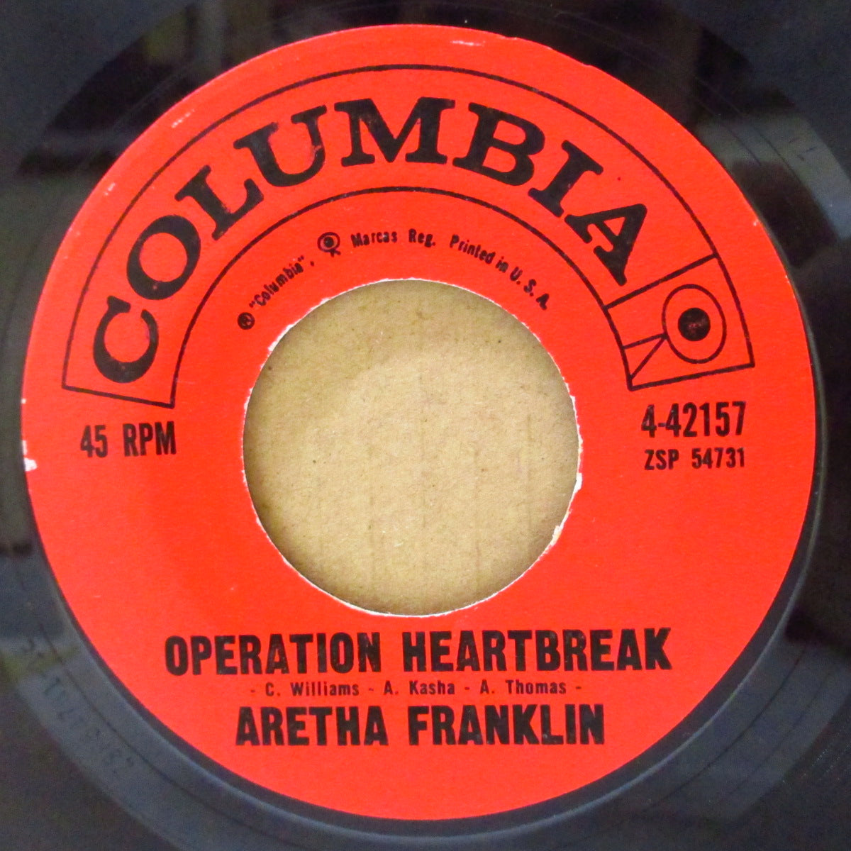 ARETHA FRANKLIN (アレサ・フランクリン) - Rock-A-Bye Your Baby WIth A Dixie Melody (US Orig.7")