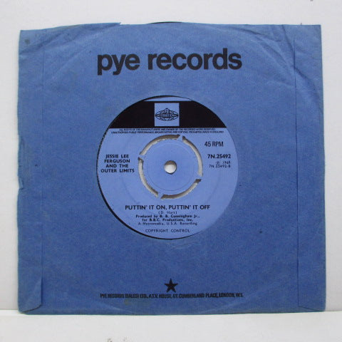 JESSIE LEE FERGUSON & THE OUTER LIMITS - New Shoes (UK Orig.7"+CS)