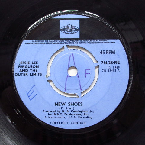 JESSIE LEE FERGUSON & THE OUTER LIMITS - New Shoes (UK Orig.7"+CS)