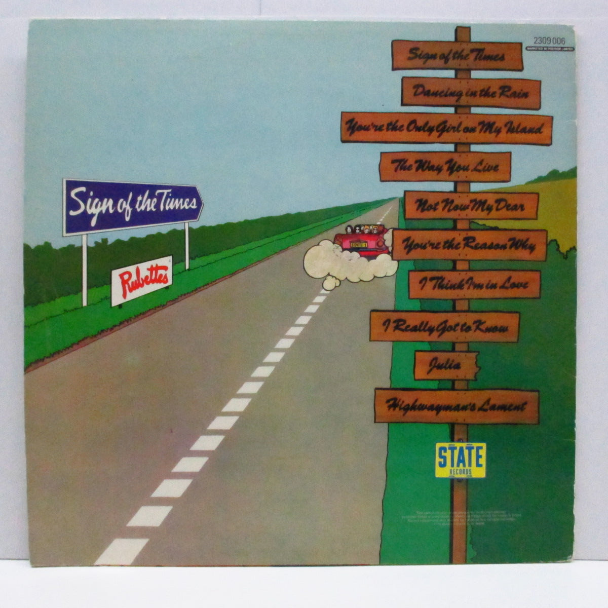 RUBETTES (ルベッツ) - Sign Of The Times (Scandinavia Orig.LP)