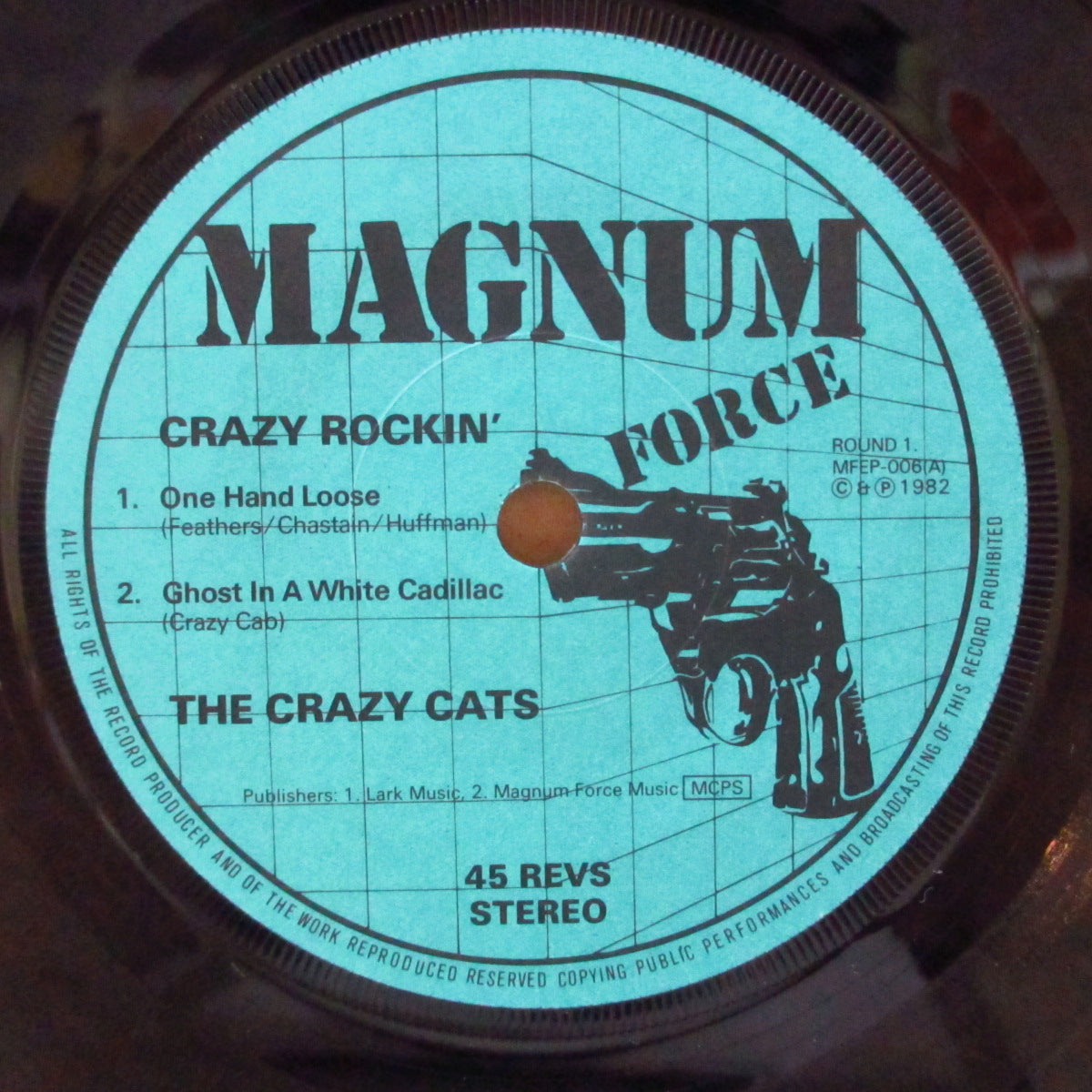 CRAZY CATS (Switzerland) (クレイジー・キャッツ) - Crazy Rockin' (UK オリジナル・ブルーラベ 7")