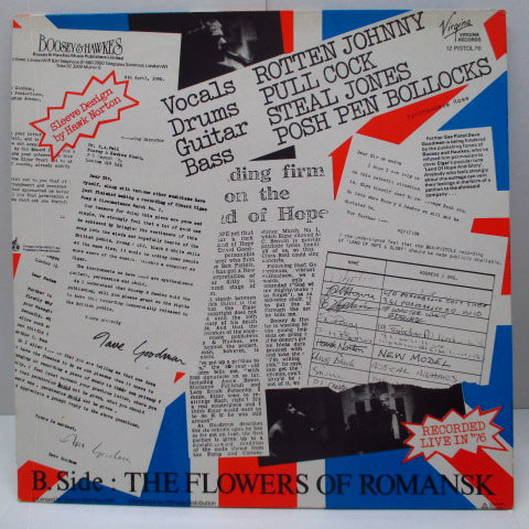 EX PISTOLS, THE (エックス・ピストルズ) - Land Of Hope & Glory (UK オリジナル 12")