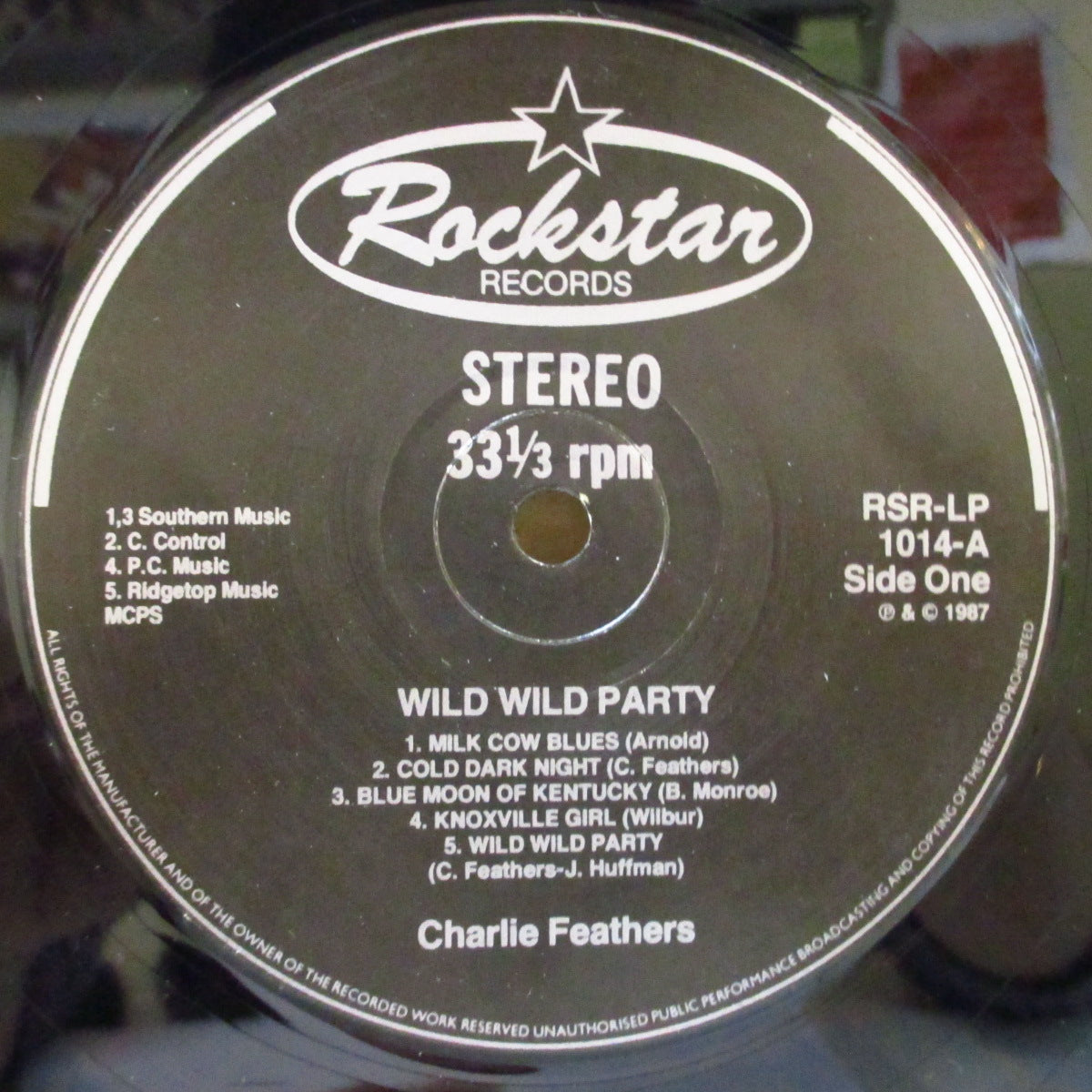 CHARLIE FEATHERS (チャーリー・フェザーズ) - Wild Wild Party (UK オリジナル LP)