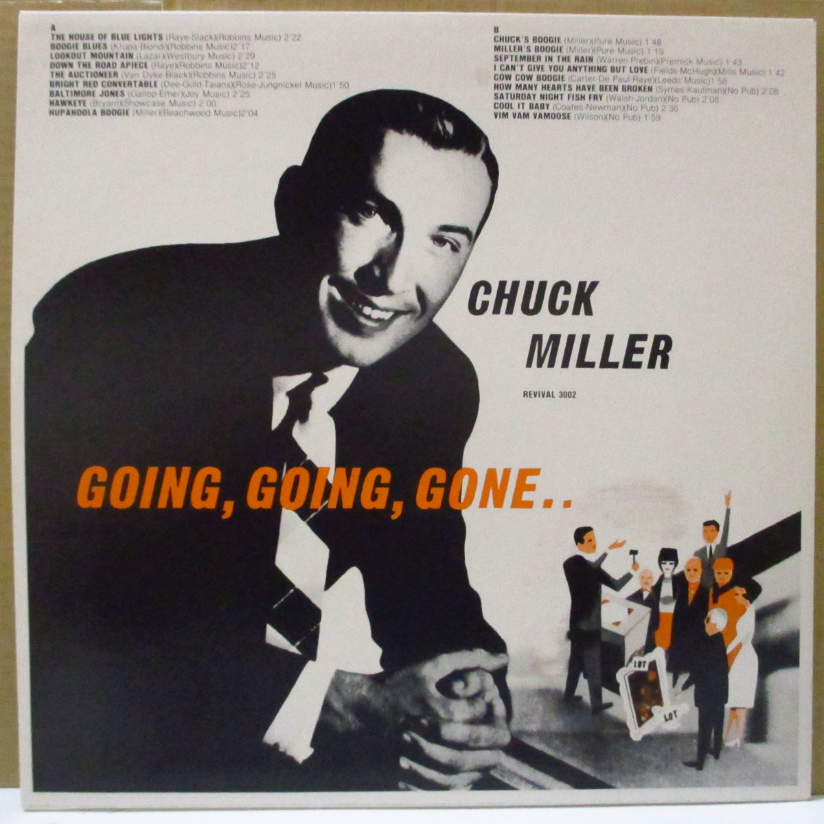 CHUCK MILLER (チャック・ミラー) - Goin, Goin, Gone... (EU 限定アナログ LP)