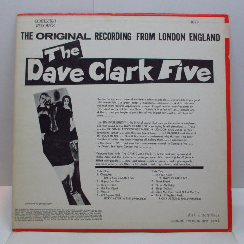 DAVE CLARK FIVE+RICKY ASTOR & THE SWITCHERS (デイブ・クラーク・ファイブ +リッキー・アストル&ザ・スィッチャーズ) - Chaquita / In Your Heart (US Orig.Stereo LP)
