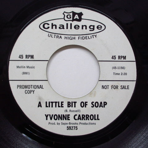 YVONNE CARROLL (イヴォンヌ・キャロル) - A Little Bit Of Soap (Promo)
