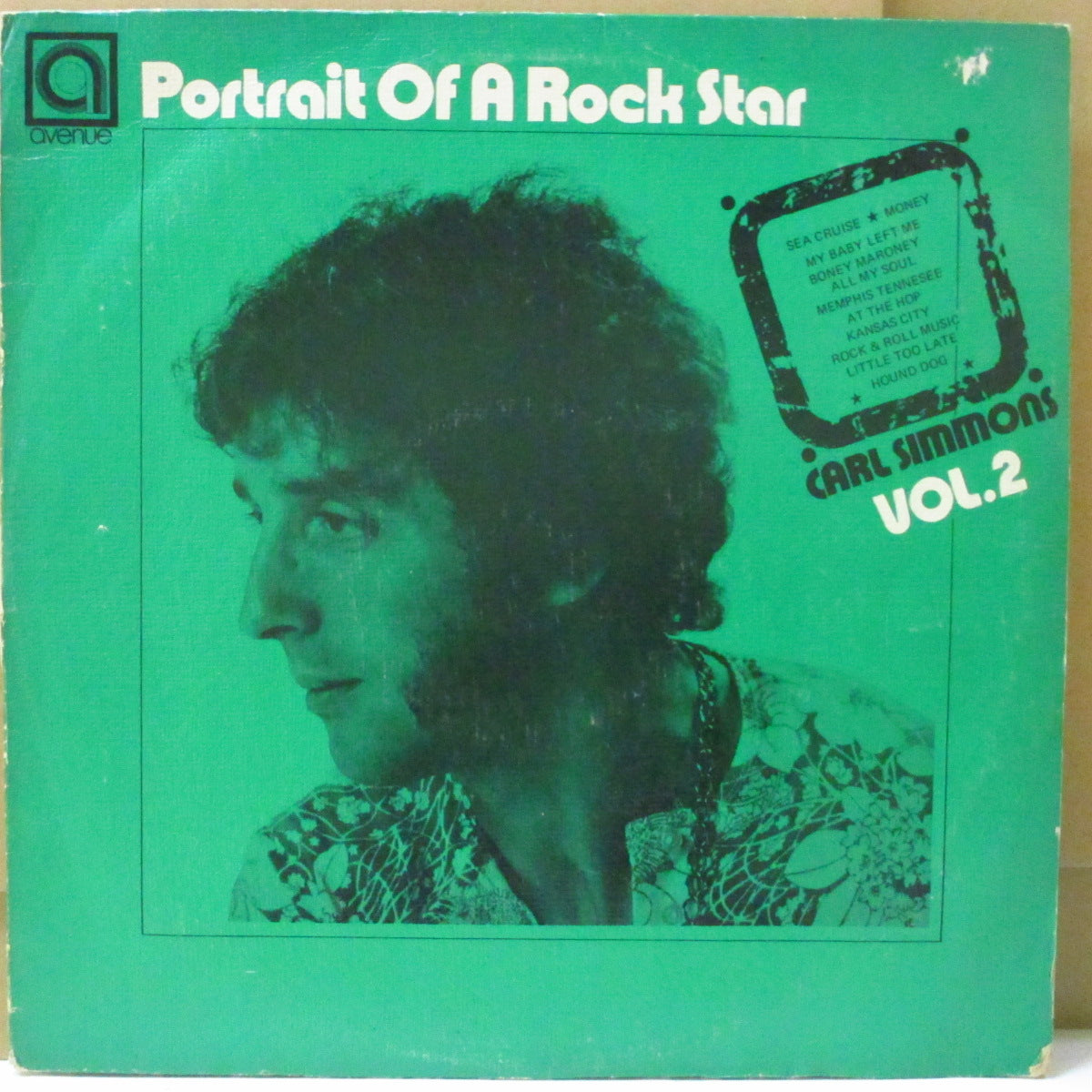 CARL SIMMONS (カール・シモンズ) - Portrait Of A Rock Star Vol.2 (UK Orig.LP/Texture CVR)