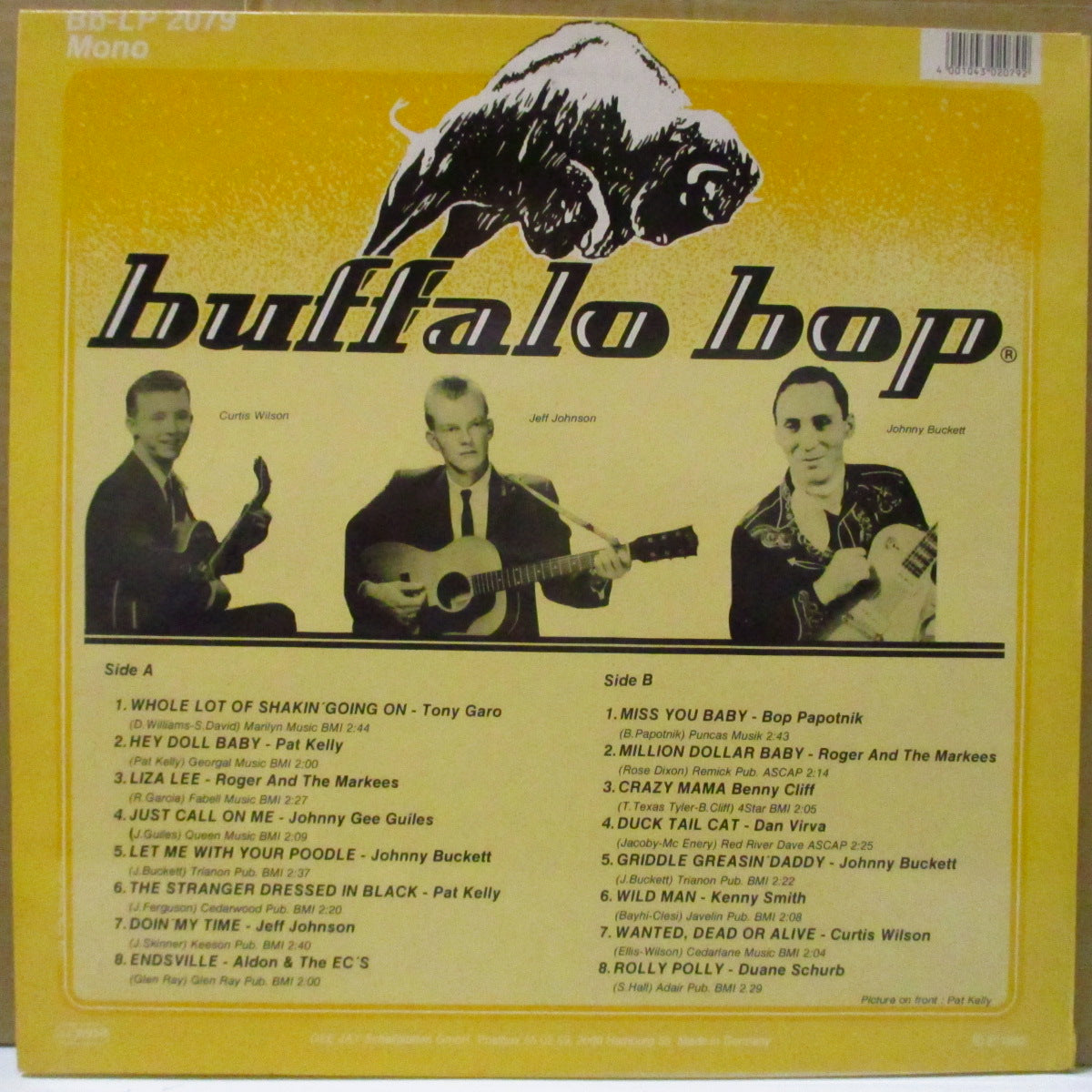 V.A. (50's & 60's 名作ロカビリーシリーズコンピ) - Buffalo Bop Vol.62 (German オリジナル Mono LP)