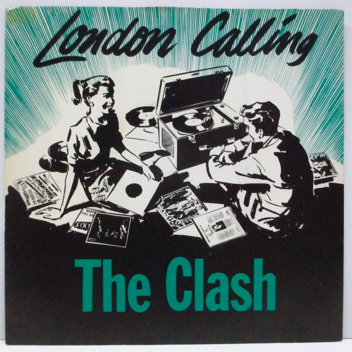 CLASH, THE (ザ・クラッシュ) - London Calling (UK オリジナル 7"+緑ジャケ)