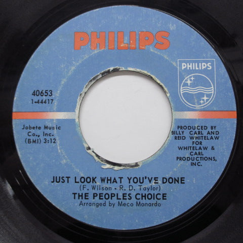 PEOPLES CHOICE (PEOPLE'S CHOICE) (ピープルズ・チョイス) - Just Look What You've Done (Orig)