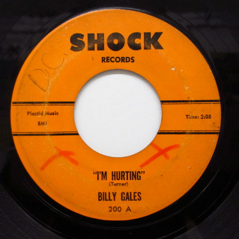 BILLY GALES - I'm Hurting / Dreaming Of You