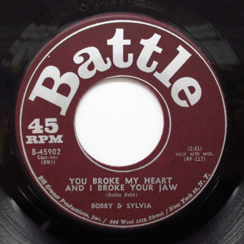 BOBBY & SYLVIA - You Broke My Heart And I Broke Your Jaw