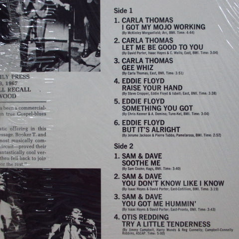 V.A. - The Stax / Volt Revue, Vol,2 Live In Paris (US 80's Re Stereo LP)