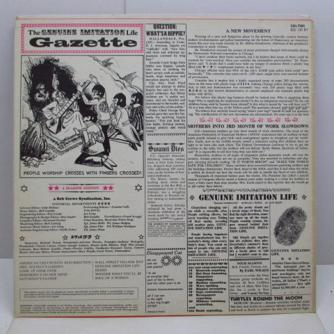 FOUR SEASONS-The Genuine Imitation Life Gazette (UK Orig.Stereo LP / CS)