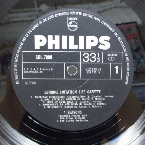 FOUR SEASONS-The Genuine Imitation Life Gazette (UK Orig.Stereo LP / CS)