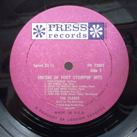 FLARES - Encore Of Foot Stompin' Hits (US Orig.Mono LP)
